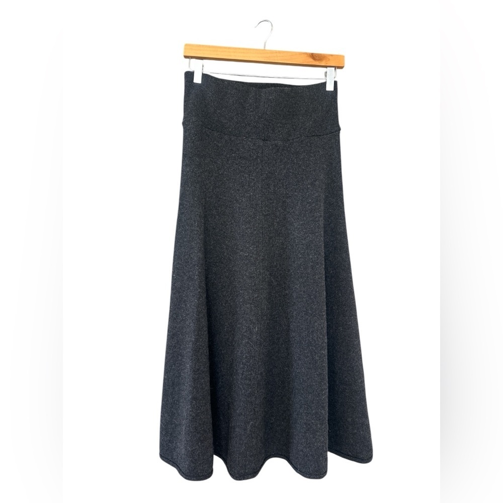 Zara ZW Collection Wool Melange A-line Midi Skirt - Picture 10 of 12